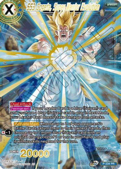 SS3 Gogeta, Super Warrior Evolution (Alternate Art) (P-234) [Special Anniversary Set 2021] | Fandemonia Ltd