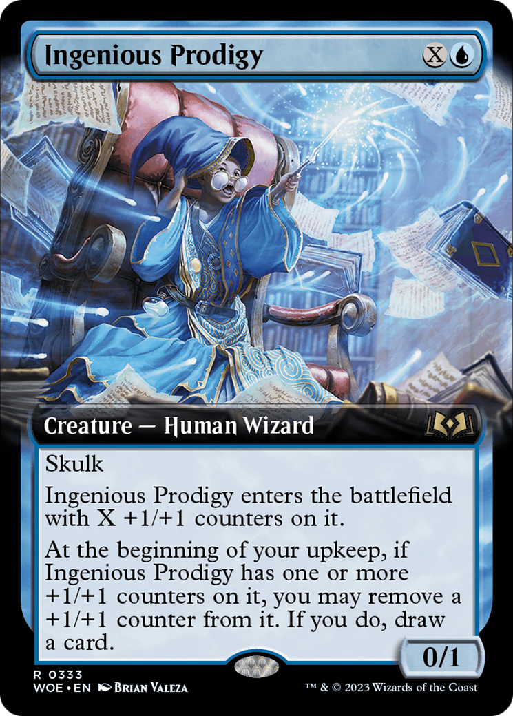 Ingenious Prodigy (Extended Art) [Wilds of Eldraine] | Fandemonia Ltd