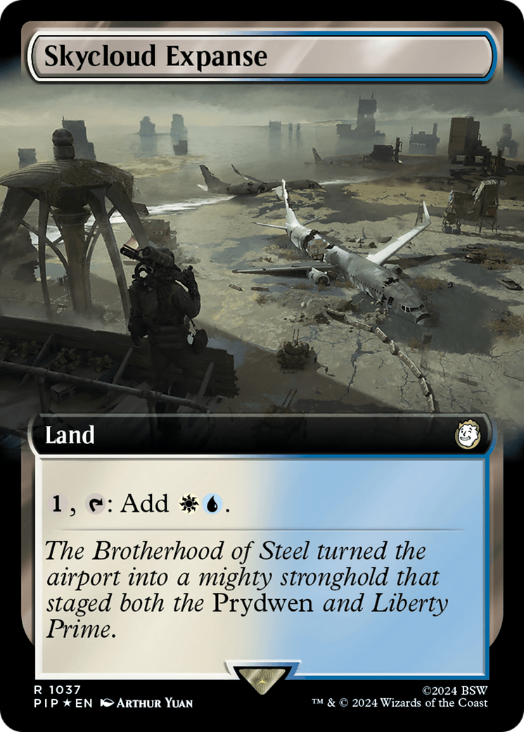 Skycloud Expanse (Extended Art) (Surge Foil) [Fallout] | Fandemonia Ltd