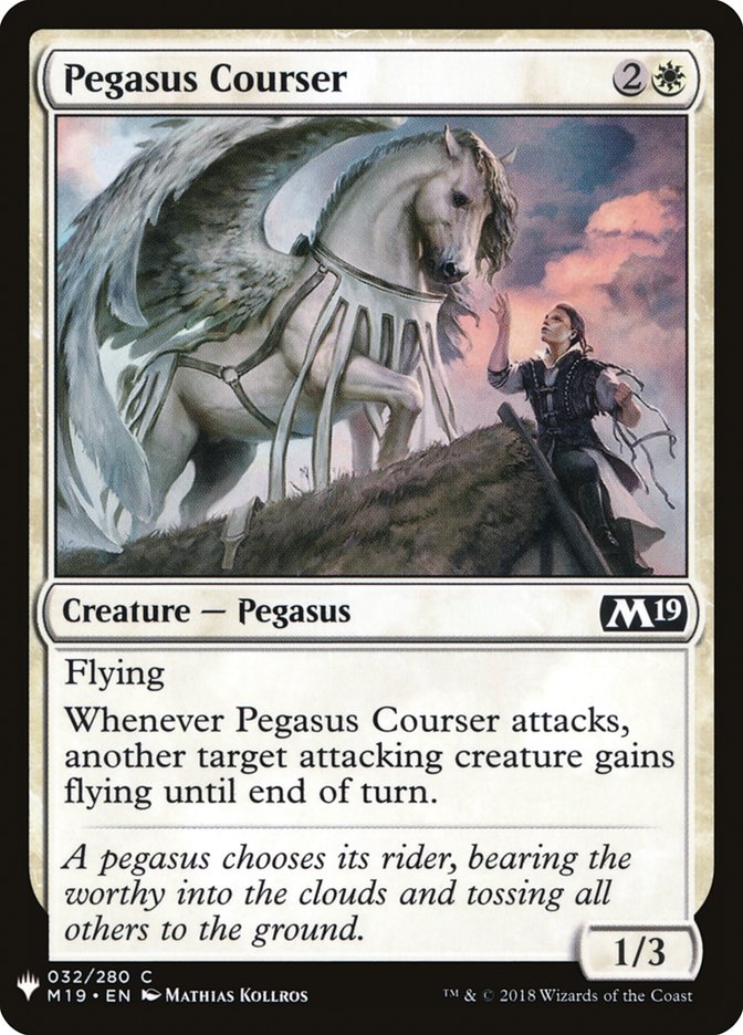 Pegasus Courser [Mystery Booster] | Fandemonia Ltd