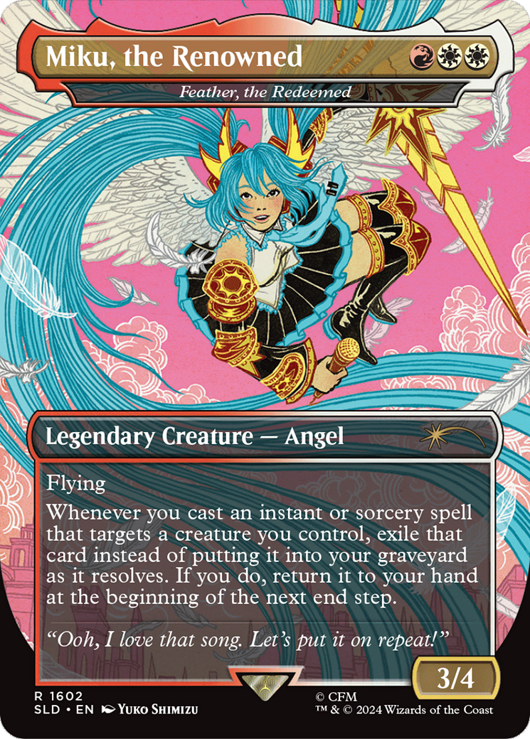 Miku, the Renowned - Feather, the Redeemed [Secret Lair Drop Series] | Fandemonia Ltd
