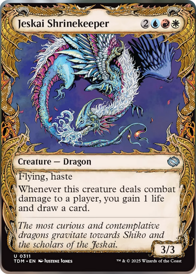 Jeskai Shrinekeeper (Showcase) [Tarkir: Dragonstorm] | Fandemonia Ltd