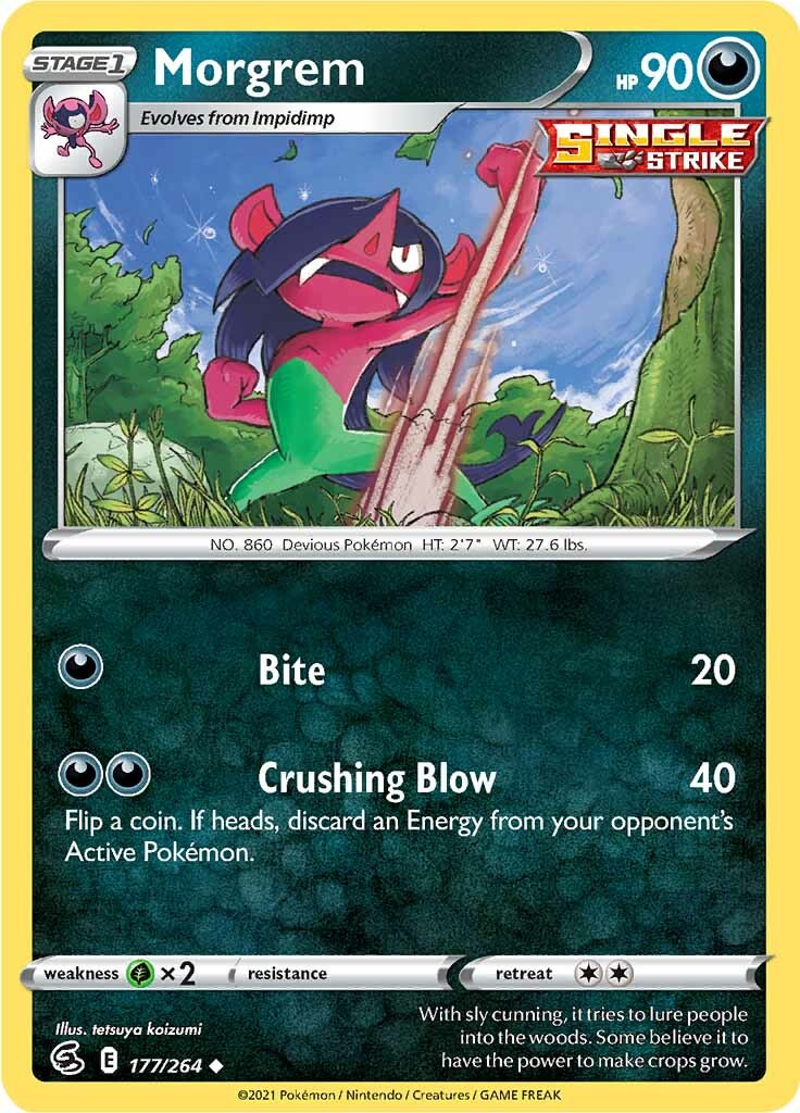 Morgrem (177/264) [Sword & Shield: Fusion Strike] | Fandemonia Ltd