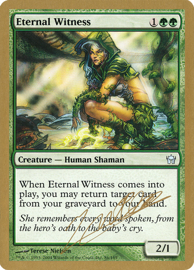 Eternal Witness (Julien Nuijten) [World Championship Decks 2004] | Fandemonia Ltd