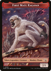 First Mate Ragavan // Teferi's Talent Emblem Double-Sided Token [March of the Machine Commander Tokens] | Fandemonia Ltd