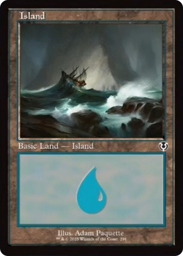Island (291) (Retro Frame) [Innistrad Remastered] | Fandemonia Ltd