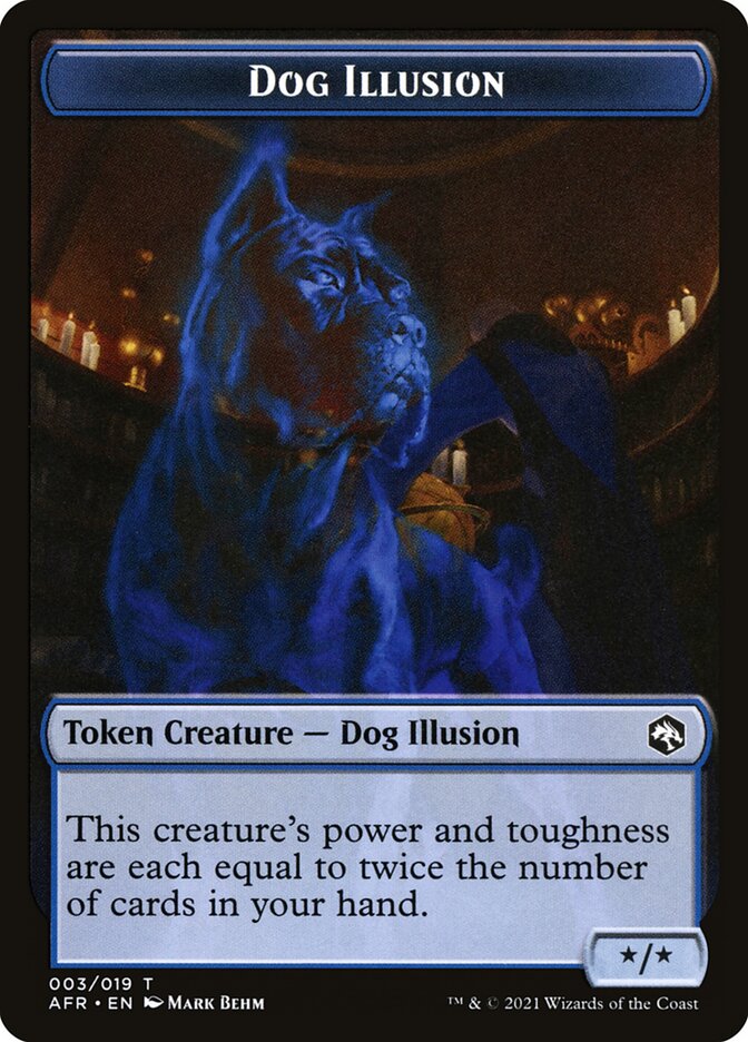 Angel // Dog Illusion Double-Sided Token [Dungeons & Dragons: Adventures in the Forgotten Realms Tokens] | Fandemonia Ltd