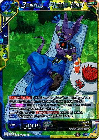 Beerus, Fickle God (BT7-120) [Assault of the Saiyans] | Fandemonia Ltd