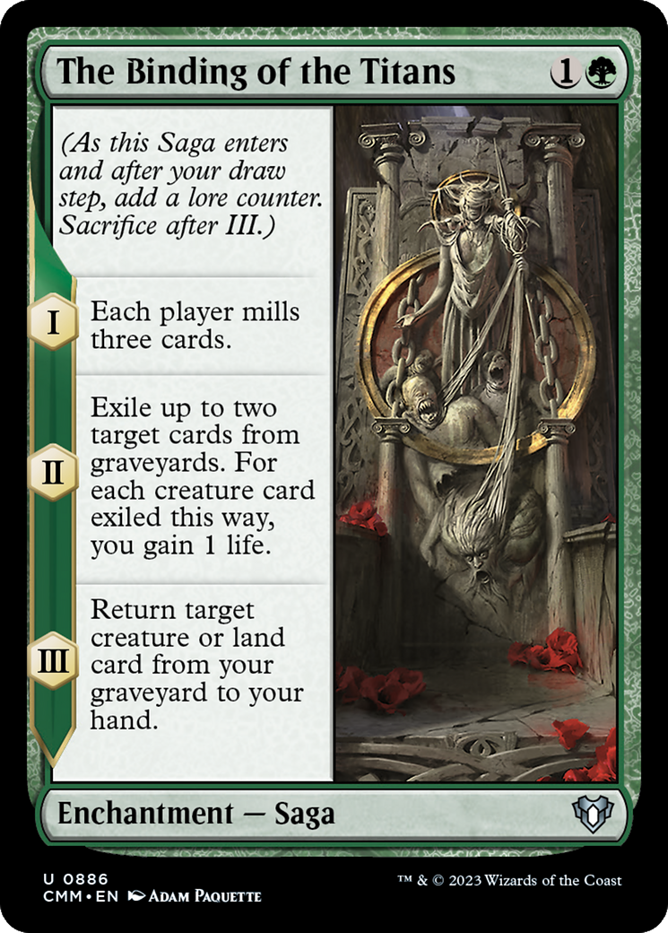 The Binding of the Titans [Commander Masters] | Fandemonia Ltd
