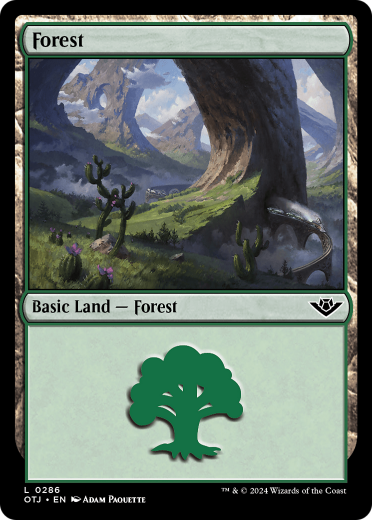Forest (0286) [Outlaws of Thunder Junction] | Fandemonia Ltd
