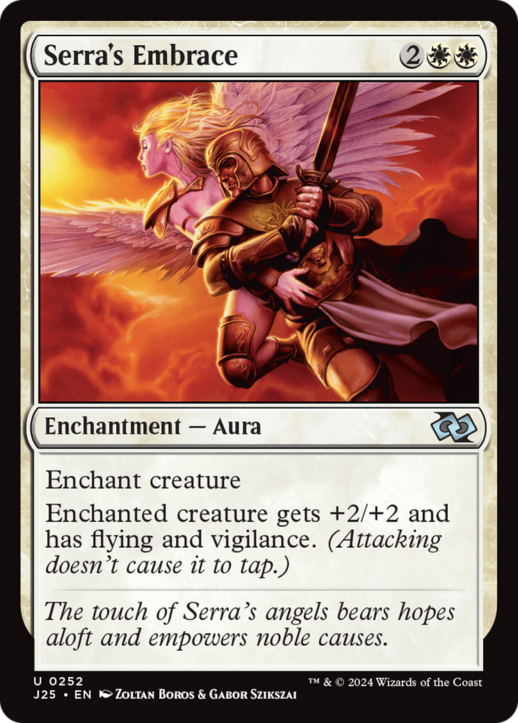 Serra's Embrace [Foundations Jumpstart] | Fandemonia Ltd