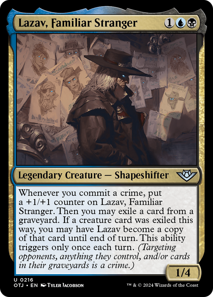 Lazav, Familiar Stranger [Outlaws of Thunder Junction] | Fandemonia Ltd