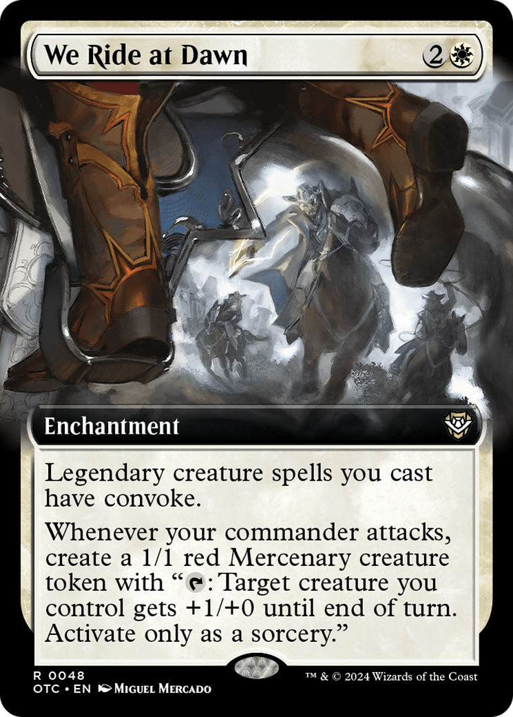 We Ride at Dawn (Extended Art) [Outlaws of Thunder Junction Commander] | Fandemonia Ltd