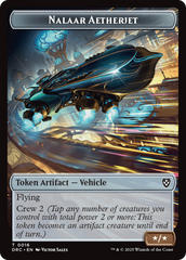 Nalaar Aetherjet // Treasure Double-Sided Token [Aetherdrift Tokens] | Fandemonia Ltd