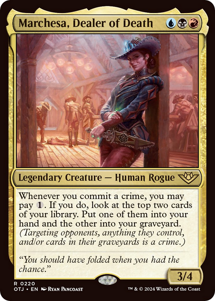 Marchesa, Dealer of Death [Outlaws of Thunder Junction] | Fandemonia Ltd