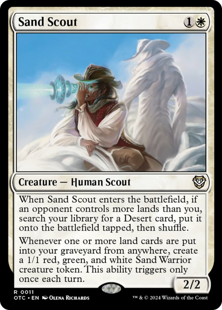 Sand Scout [Outlaws of Thunder Junction Commander] | Fandemonia Ltd