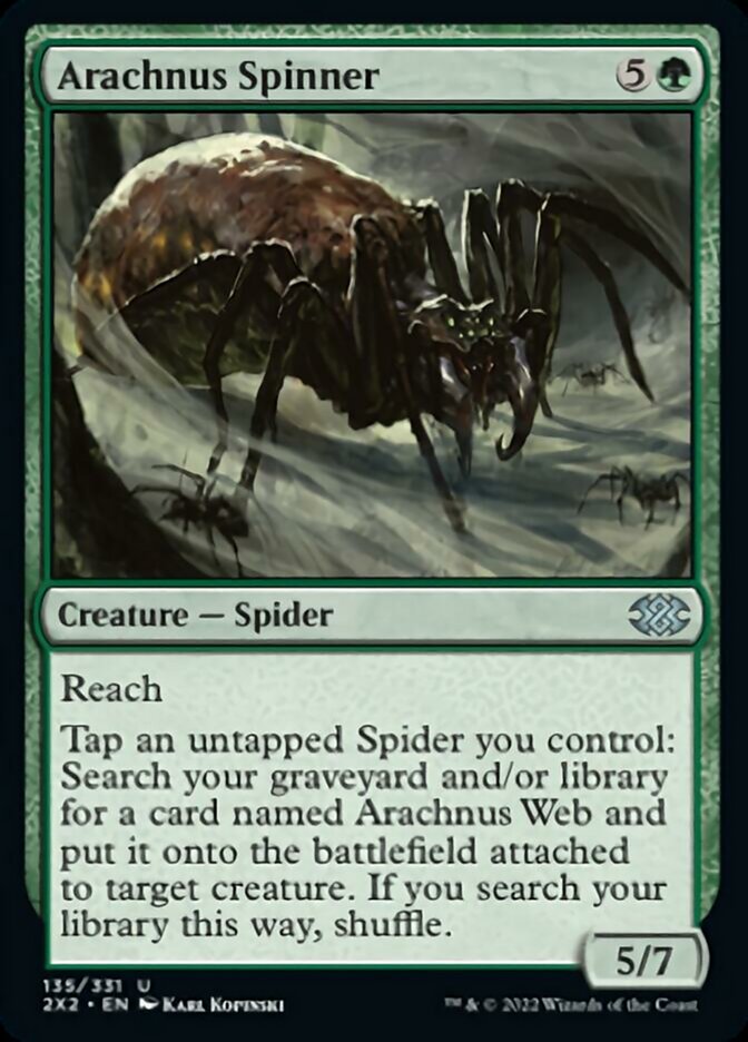 Arachnus Spinner [Double Masters 2022] | Fandemonia Ltd
