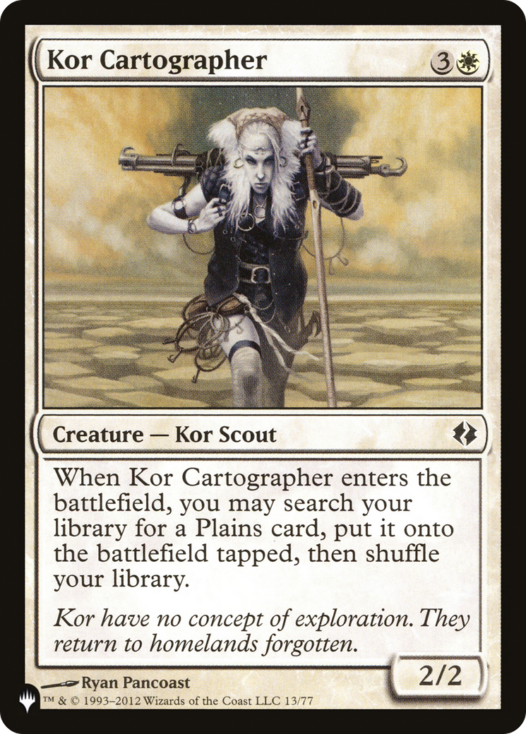 Kor Cartographer [The List] | Fandemonia Ltd