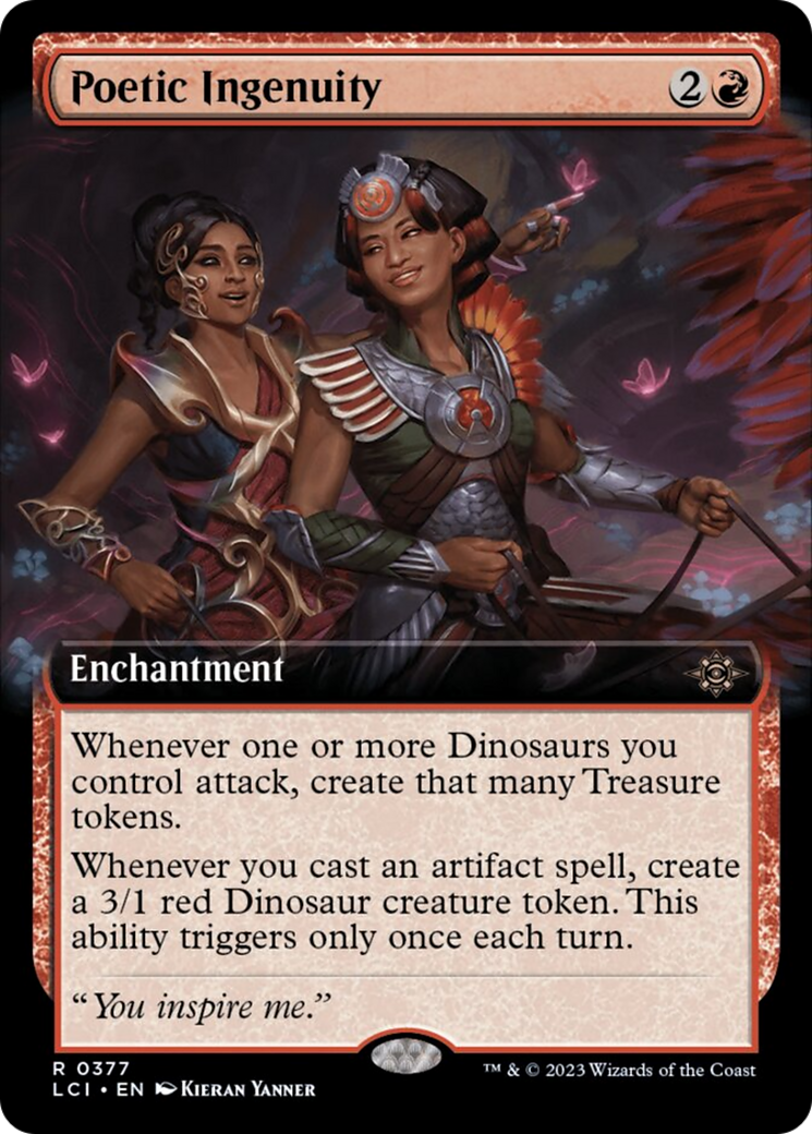 Poetic Ingenuity (Extended Art) [The Lost Caverns of Ixalan] | Fandemonia Ltd