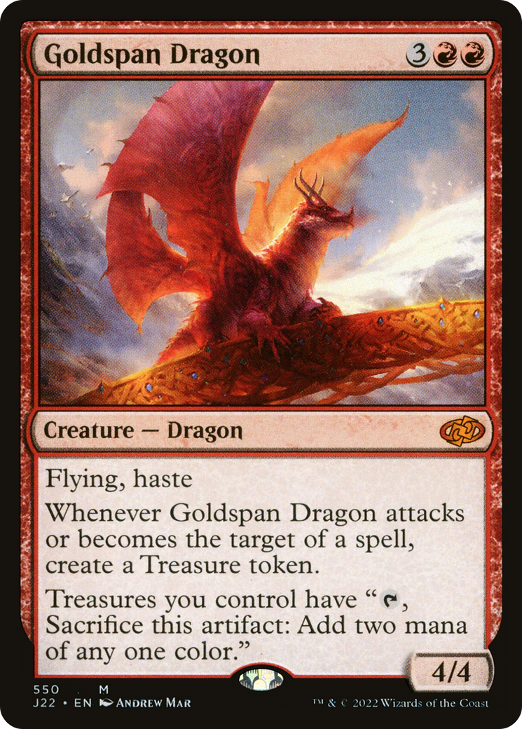 Goldspan Dragon [Jumpstart 2022] | Fandemonia Ltd