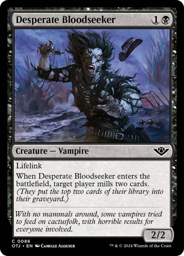 Desperate Bloodseeker [Outlaws of Thunder Junction] | Fandemonia Ltd