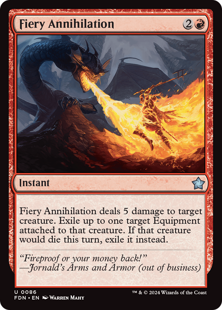 Fiery Annihilation [Foundations] | Fandemonia Ltd