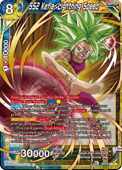SS2 Kefla, Lightning Speed (BT15-148) [Saiyan Showdown] | Fandemonia Ltd