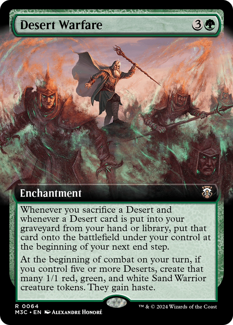 Desert Warfare (Extended Art) [Modern Horizons 3 Commander] | Fandemonia Ltd