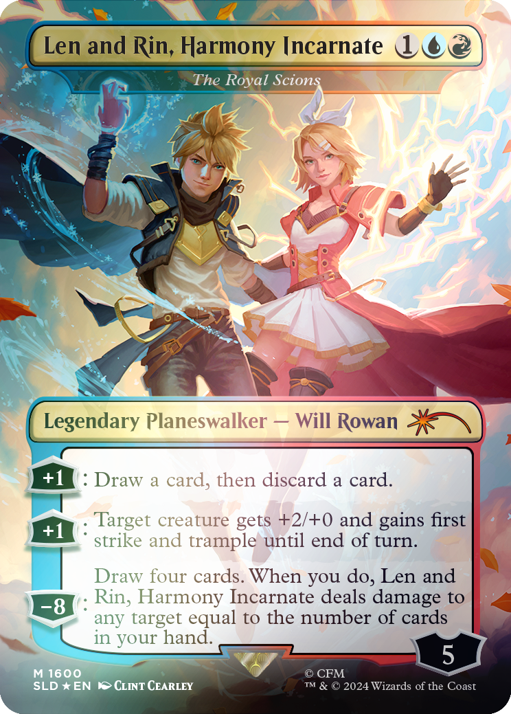 Len and Rin, Harmony Incarnate - The Royal Scions (Rainbow Foil) [Secret Lair Drop Series] | Fandemonia Ltd