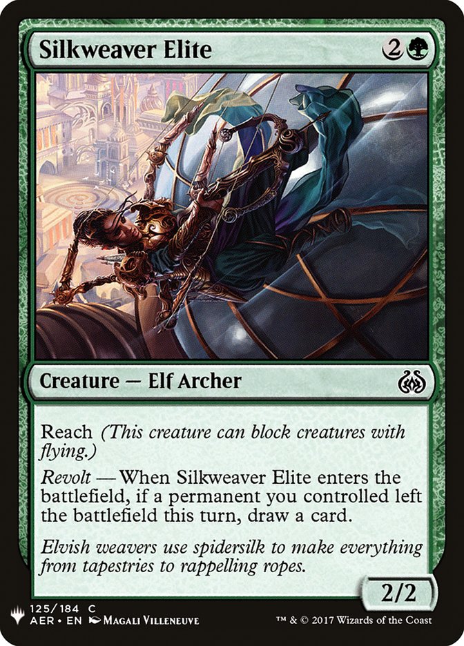 Silkweaver Elite [Mystery Booster] | Fandemonia Ltd