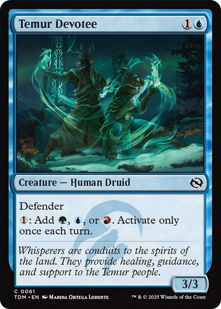 Temur Devotee [Tarkir: Dragonstorm] | Fandemonia Ltd