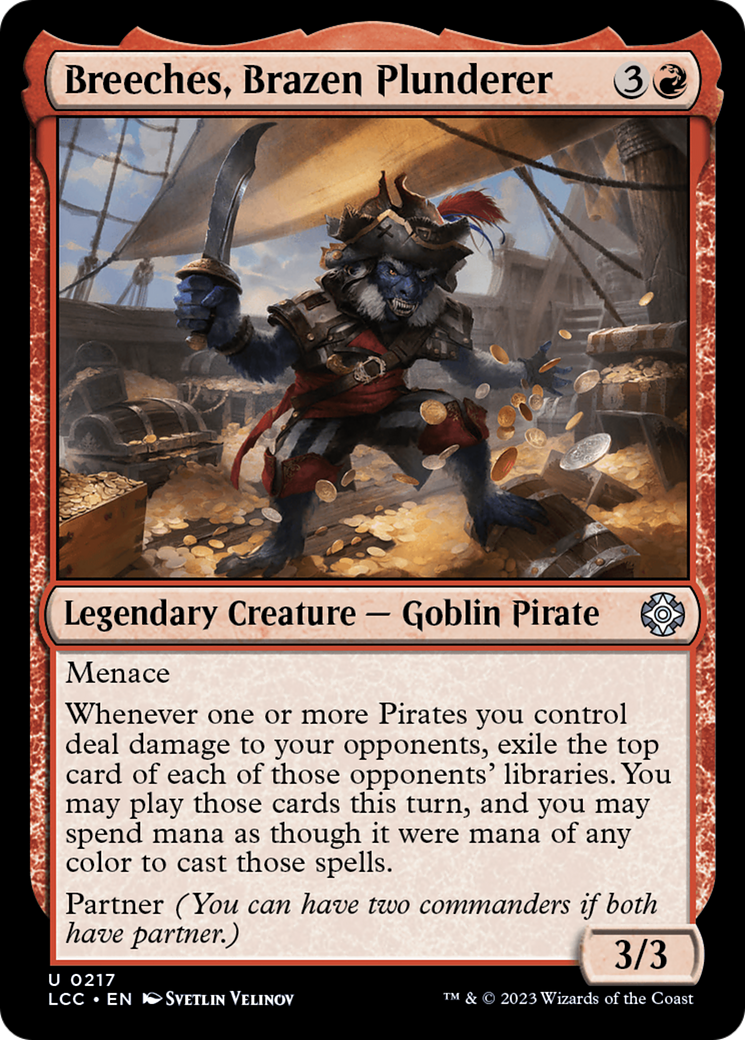 Breeches, Brazen Plunderer [The Lost Caverns of Ixalan Commander] | Fandemonia Ltd