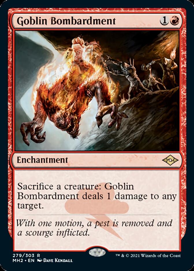Goblin Bombardment (Foil Etched) [Modern Horizons 2] | Fandemonia Ltd