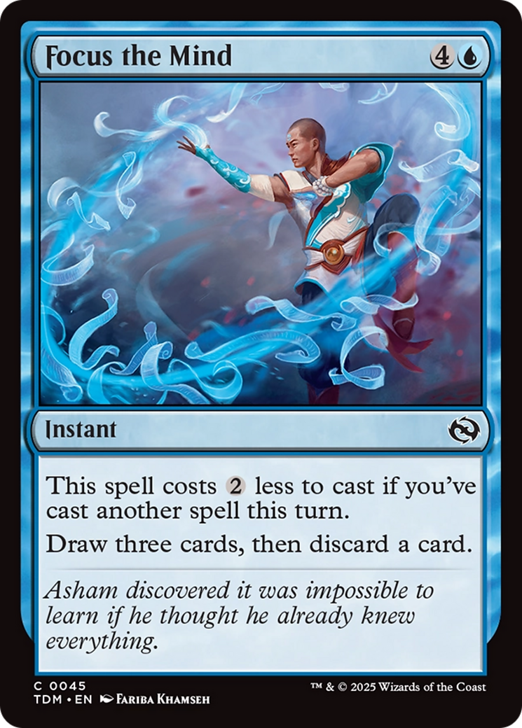 Focus the Mind [Tarkir: Dragonstorm] | Fandemonia Ltd