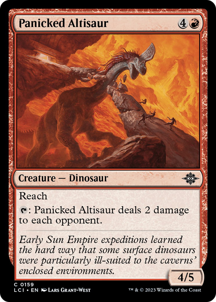Panicked Altisaur [The Lost Caverns of Ixalan] | Fandemonia Ltd