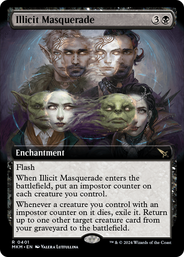 Illicit Masquerade (Extended Art) [Murders at Karlov Manor] | Fandemonia Ltd