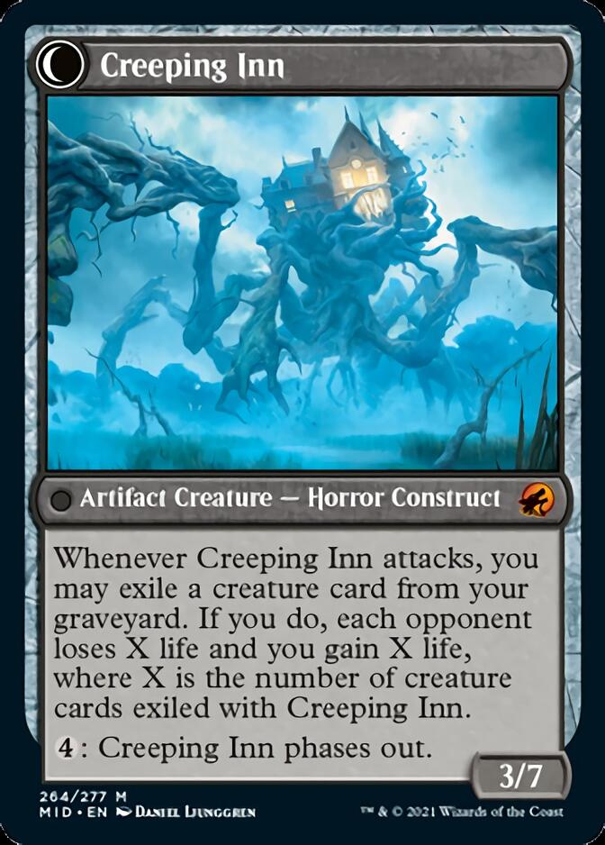 Hostile Hostel // Creeping Inn [Innistrad: Midnight Hunt] | Fandemonia Ltd