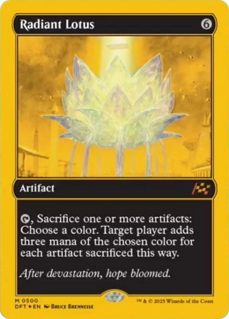 Radiant Lotus (First-Place Foil) [Aetherdrift] | Fandemonia Ltd