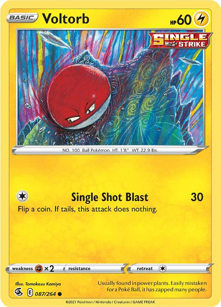 Voltorb (087/264) [Sword & Shield: Fusion Strike] | Fandemonia Ltd