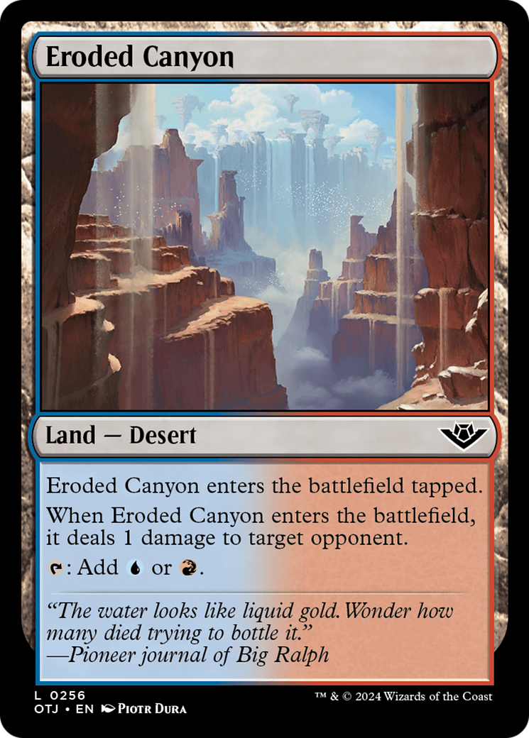 Eroded Canyon [Outlaws of Thunder Junction] | Fandemonia Ltd