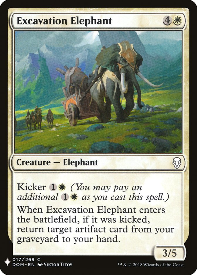 Excavation Elephant [Mystery Booster] | Fandemonia Ltd