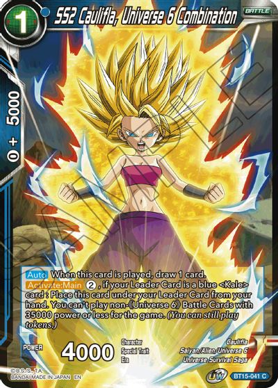 SS2 Caulifla, Universe 6 Combination (BT15-041) [Saiyan Showdown] | Fandemonia Ltd