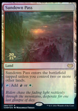 Sundown Pass [Innistrad: Crimson Vow Prerelease Promos] | Fandemonia Ltd