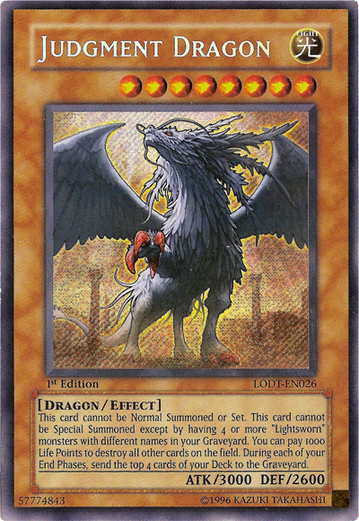 Judgment Dragon [LODT-EN026] Secret Rare | Fandemonia Ltd