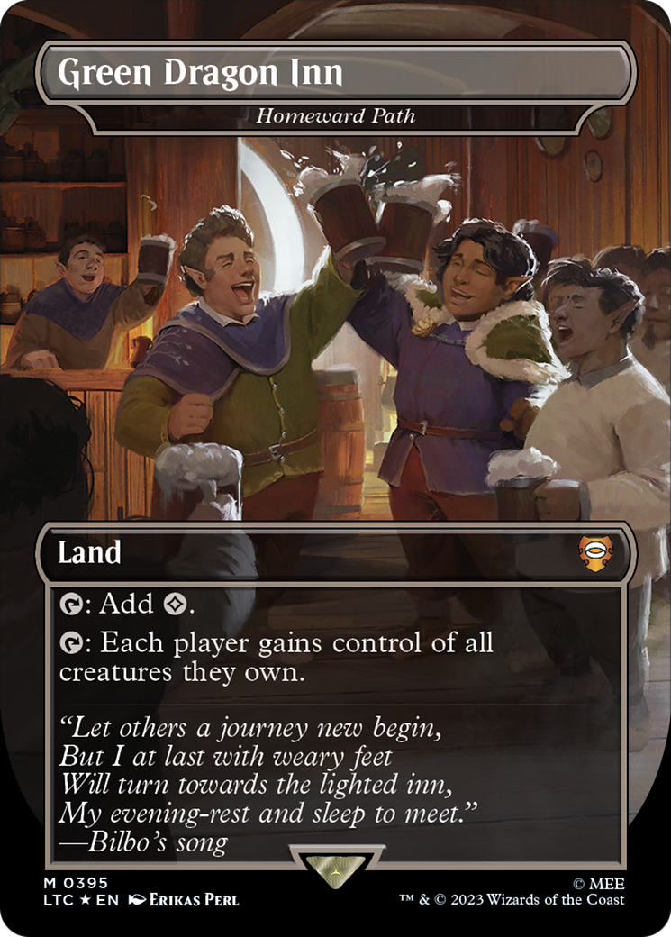 Green Dragon Inn - Homeward Path (Surge Foil Realms and Relics) [The Lord of the Rings: Tales of Middle-Earth Commander] | Fandemonia Ltd