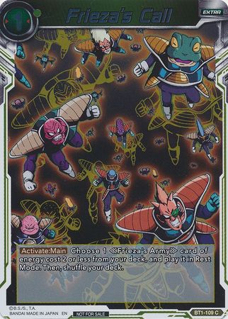 Frieza's Call (Event Pack 3 - 2019) (BT1-109_PR) [Promotion Cards] | Fandemonia Ltd