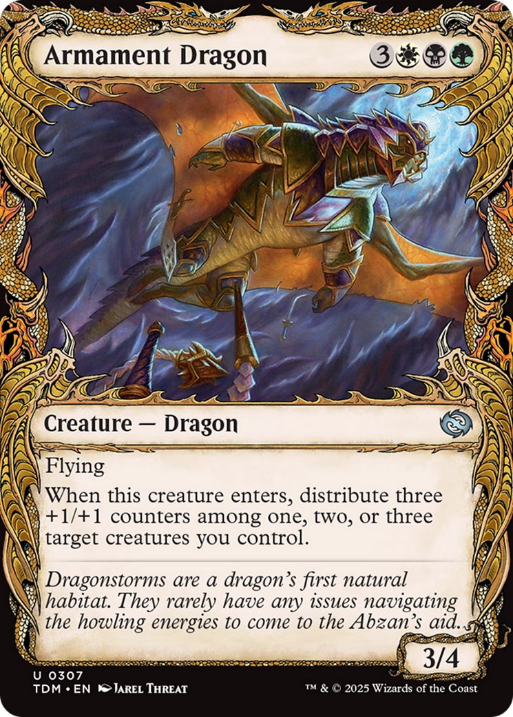 Armament Dragon (Showcase) [Tarkir: Dragonstorm] | Fandemonia Ltd
