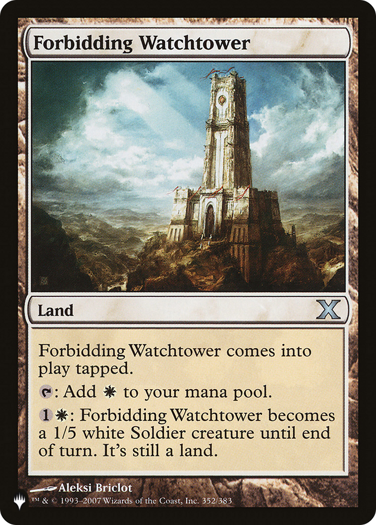 Forbidding Watchtower [The List] | Fandemonia Ltd