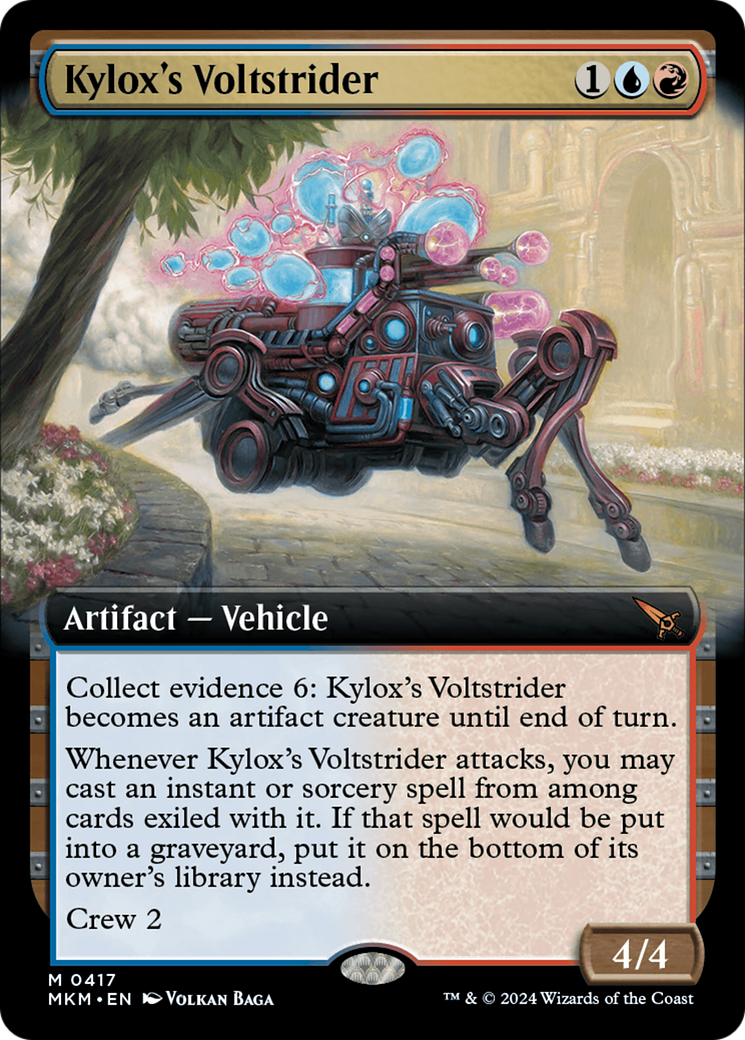 Kylox's Voltstrider (Extended Art) [Murders at Karlov Manor] | Fandemonia Ltd