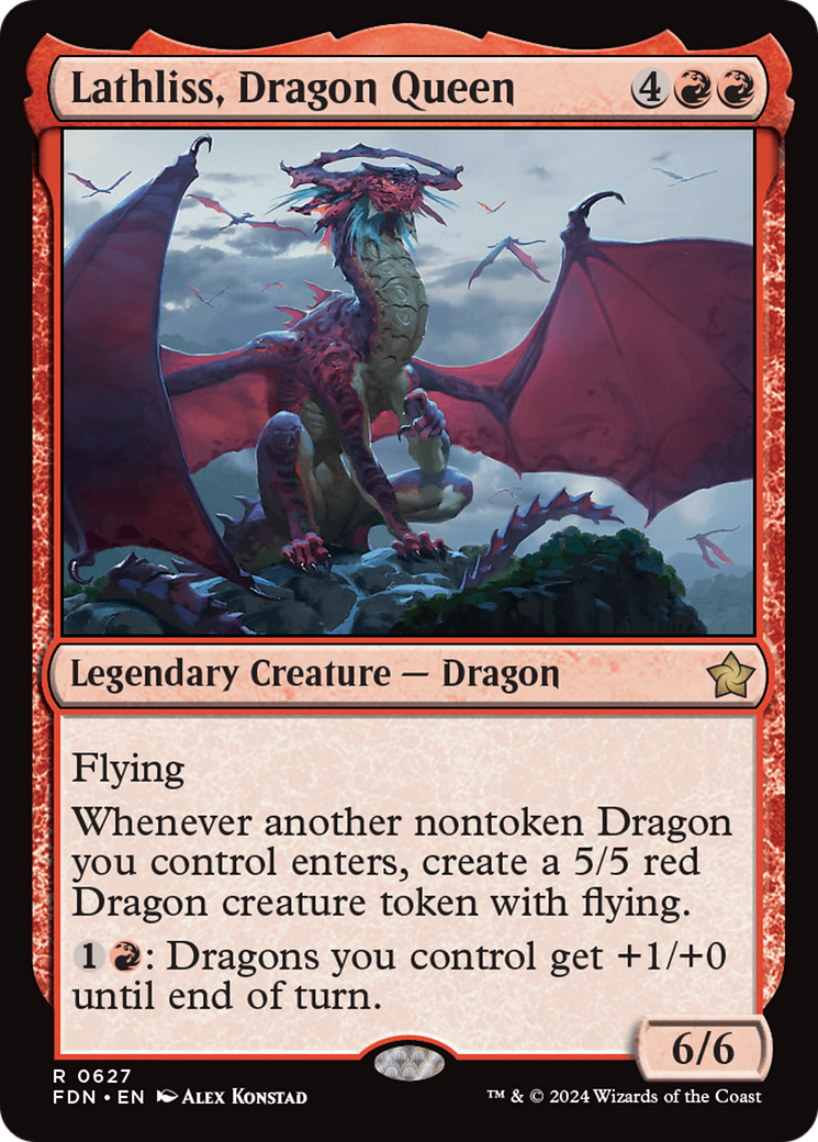 Lathliss, Dragon Queen [Foundations] | Fandemonia Ltd